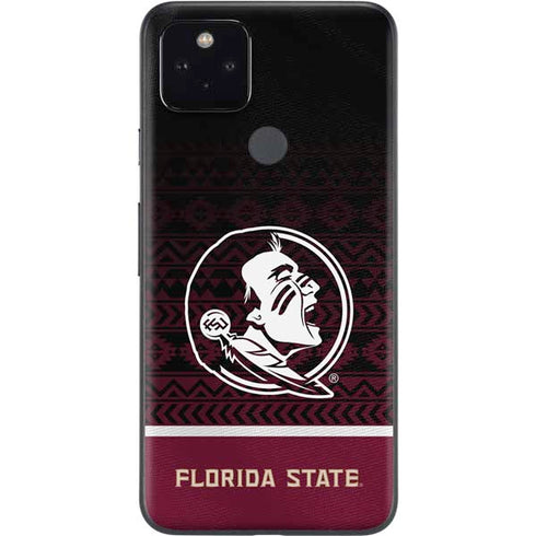 Florida State University Pattern Jersey Google Pixel 4a 5G Skin